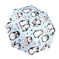 Penguin Love - Semi-Automatic Foldable Umbrella (Model U12) One Size Semi-Automatic Foldable Umbrella (U12)