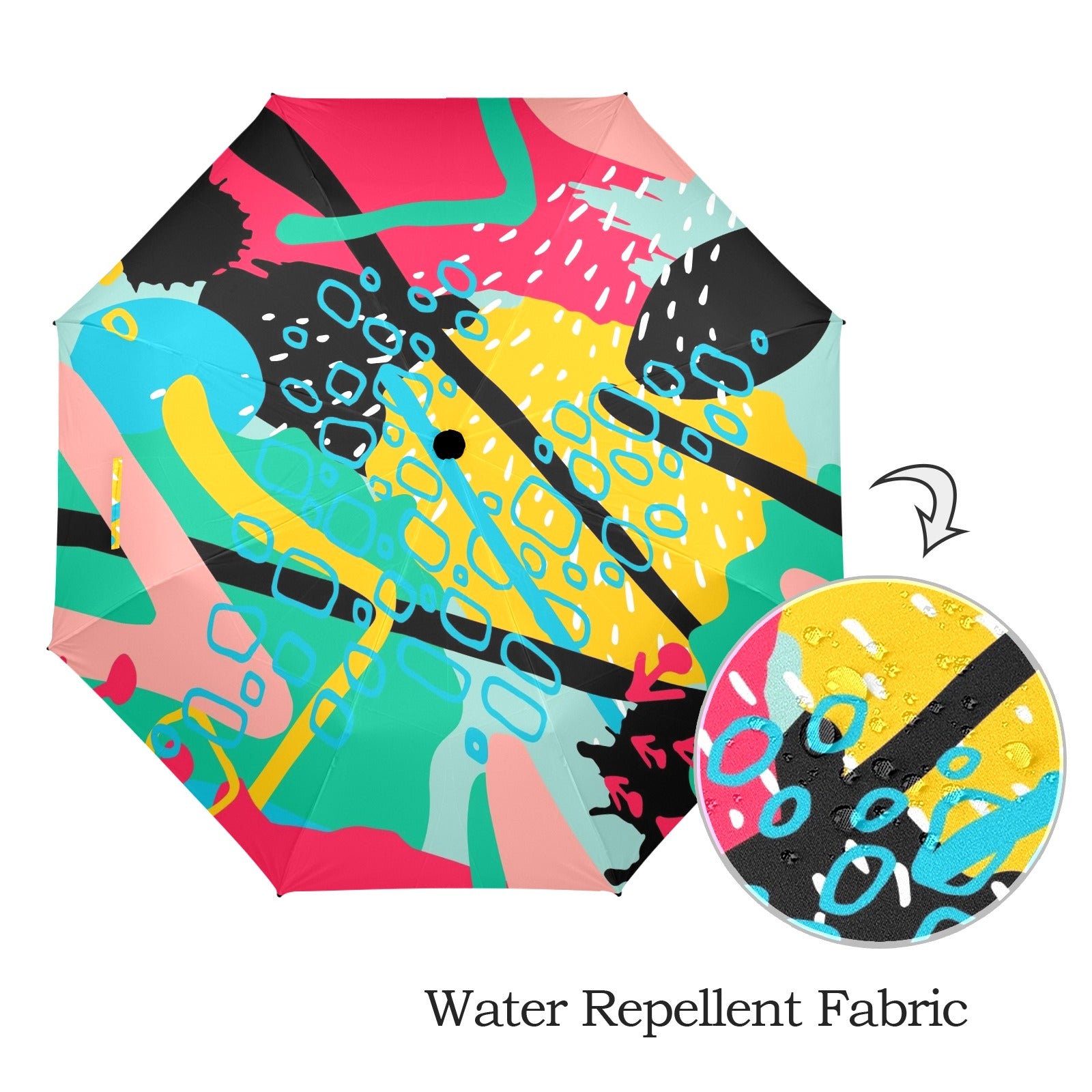 Bright And Colourful - Semi-Automatic Foldable Umbrella (Model U12) Semi-Automatic Foldable Umbrella (U12)