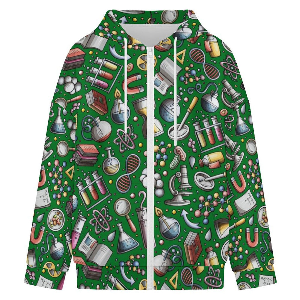Science Love Women's Full-Zip Hoodie
