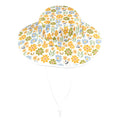 Retro Boho Flower Wide Brim Bucket Hat Wide Brim Bucket Hat Plants Printed Offshore