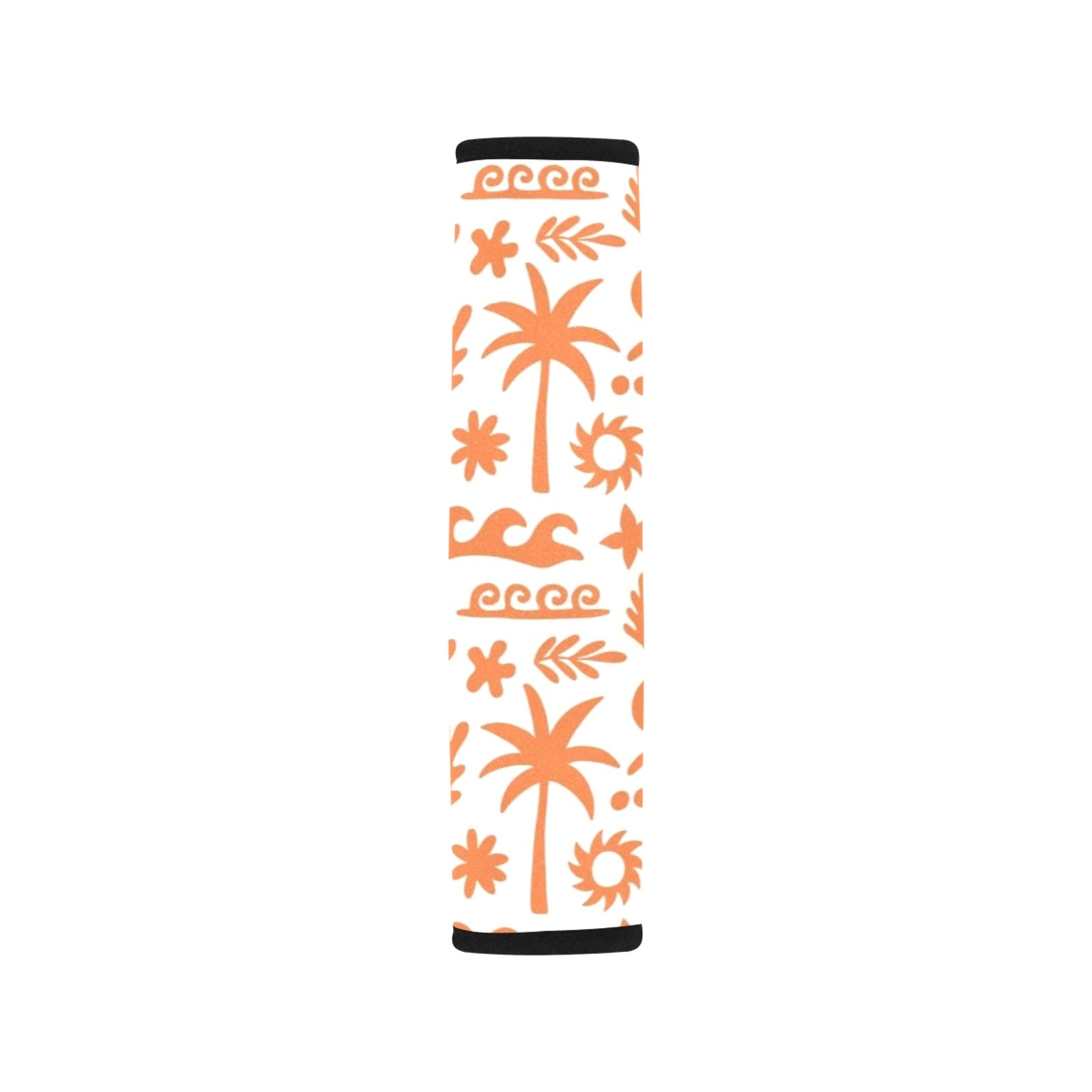 Orange Surf Car Seat Belt Cover 7''x10'' (Pack of 2) Car Seat Belt Cover 7x10 (Pack of 2) Printed Offshore Surf