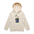 Bin Chicken Australian Ibis Kids AS Colour Hoodie