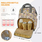 Pretty Moths Multi-Function Backpack, Nappy / Diaper Bag Multi-function Backpack, Nappy / Diaper Bag animal Printed Offshore