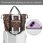 Coffee Beans Duffle Bag-Simple (Model 1715) Duffle Bag-Simple (1715)