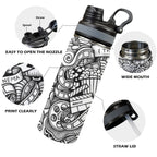 Entertainment - Insulated Water Bottle with Dual-Use Lid (18oz) Insulated Water Bottle with Dual-Use Lid (18oz) Printed Offshore