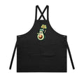 Avocado, I Don't Give A Guac AS Colour Carrie Apron Black One Size Apron Food Printed In Australia