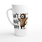 White Latte 17oz Ceramic MugPersonalise - Can't Adult Today - Default Title Personalised Latte Mug animal Globally Fulfilled