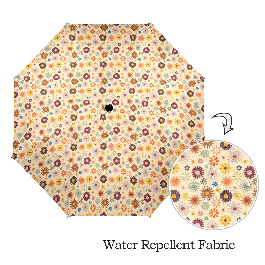 Abstract Floral Umbrella Umbrella Plants Printed Offshore