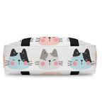 Cat Faces Duffle Bag-Simple (Model 1715) Duffle Bag-Simple (1715)