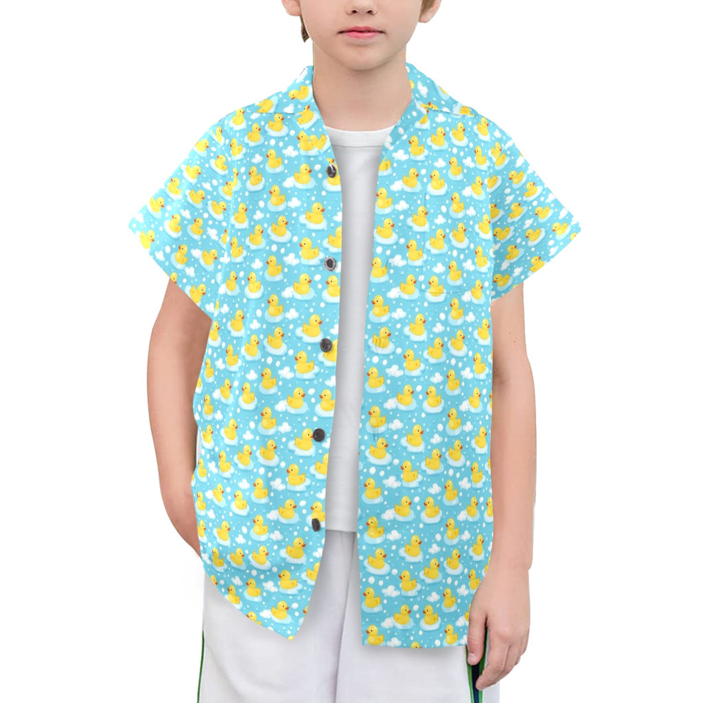 Rubber Ducks Senior Kids Hawaiian Shirt