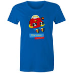 The View From The 90's - Womens T-shirt Bright Royal
