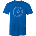 Life Happens, Coffee Helps - Mens T-Shirt Bright Royal Mens T-shirt Coffee Printed In Australia