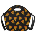 Pizzas Neoprene Lunch Bag One Size Neoprene Lunch Bag Food Printed Offshore