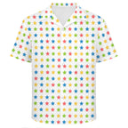 Stars Men's Crinkle Hawaiian Shirt