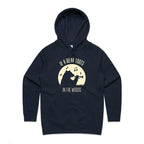 If A Bear Toots In The Woods, Trumpet Player - Womens Hoodie Navy Womens Hoodie animal Music Printed In Australia