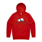 Don't Disturb, Panda - Mens Hoodie Red Mens Hoodie animal Printed In Australia