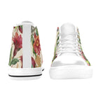 Pomegranate Plant - Women's High Top Canvas Shoes
