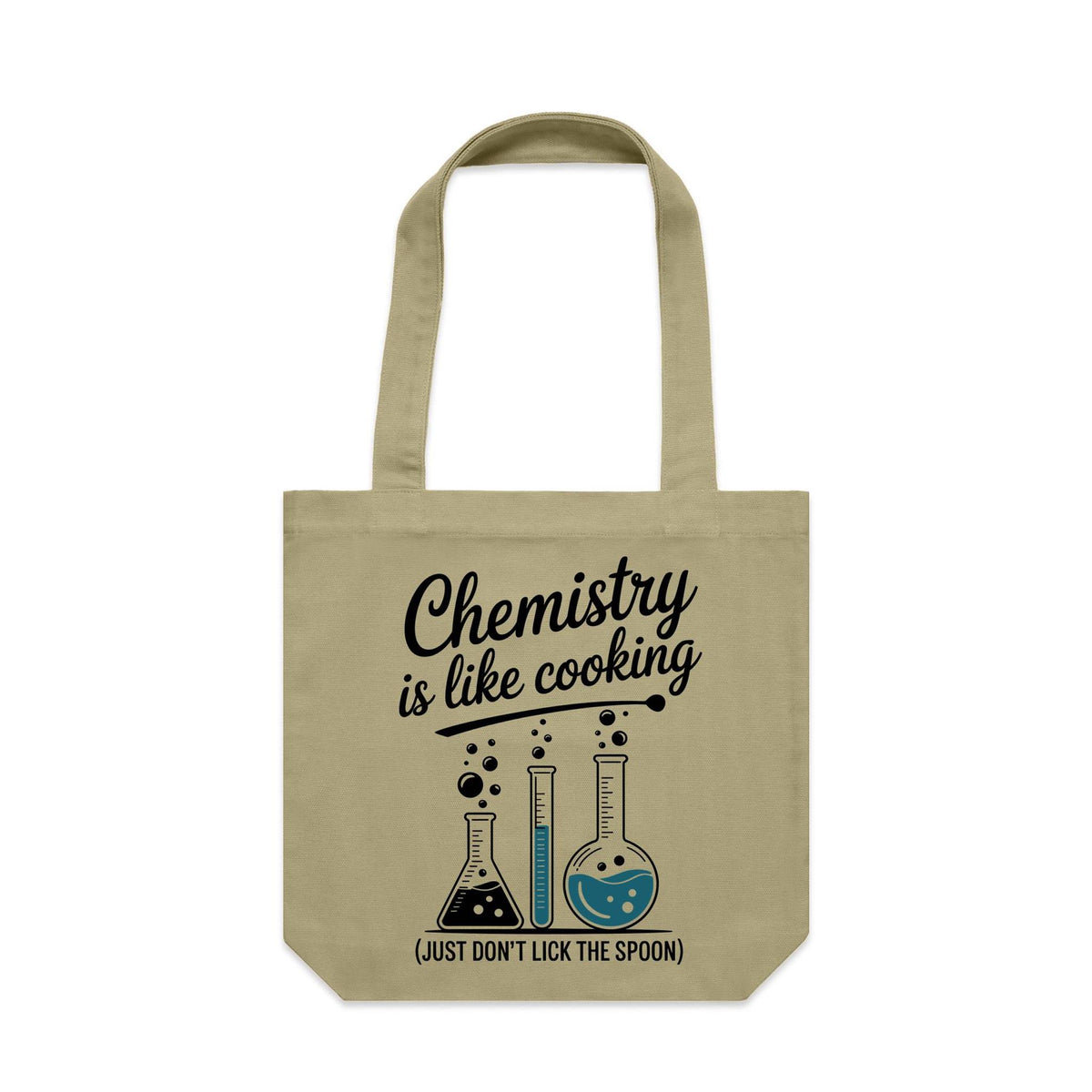 Chemistry Is Like Cooking Canvas Tote Bag