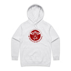 UFO, Don't Mind Me, I'm Just Here For The Coffee- Womens Hoodie White Marle Womens Hoodie Coffee Printed In Australia Sci Fi