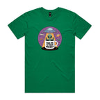 Coffee, Alien, UFO, Take Me To Your Brewer Men's AS Colour T-shirt Kelly Green Mens T-shirt Coffee Printed In Australia Sci Fi