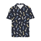 Chess Pattern - Men's Hawaiian Shirt (Model T87) Men's Hawaiian Shirt (New) Chess Games Printed Offshore