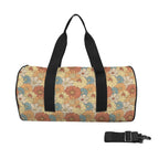 Vintage Retro Floral Duffle Bag one size Duffle Bag Printed Offshore