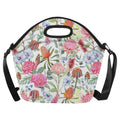 Australian Flowers Neoprene Lunch Bag/Large (Model 1669) One Size Neoprene Lunch Bag Plants Printed Offshore