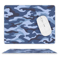 Blue Camouflage Leather Mouse Pad white One size Leather Mouse Pad Printed Offshore