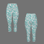 Comic Book Speech Bubbles Women's High Waist Pocket Capri Yoga Leggings Women's High Waist Capri Yoga Leggings comic Printed Offshore