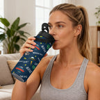 UFO's And Aliens 20oz Tea Tumbler with Carry Handle