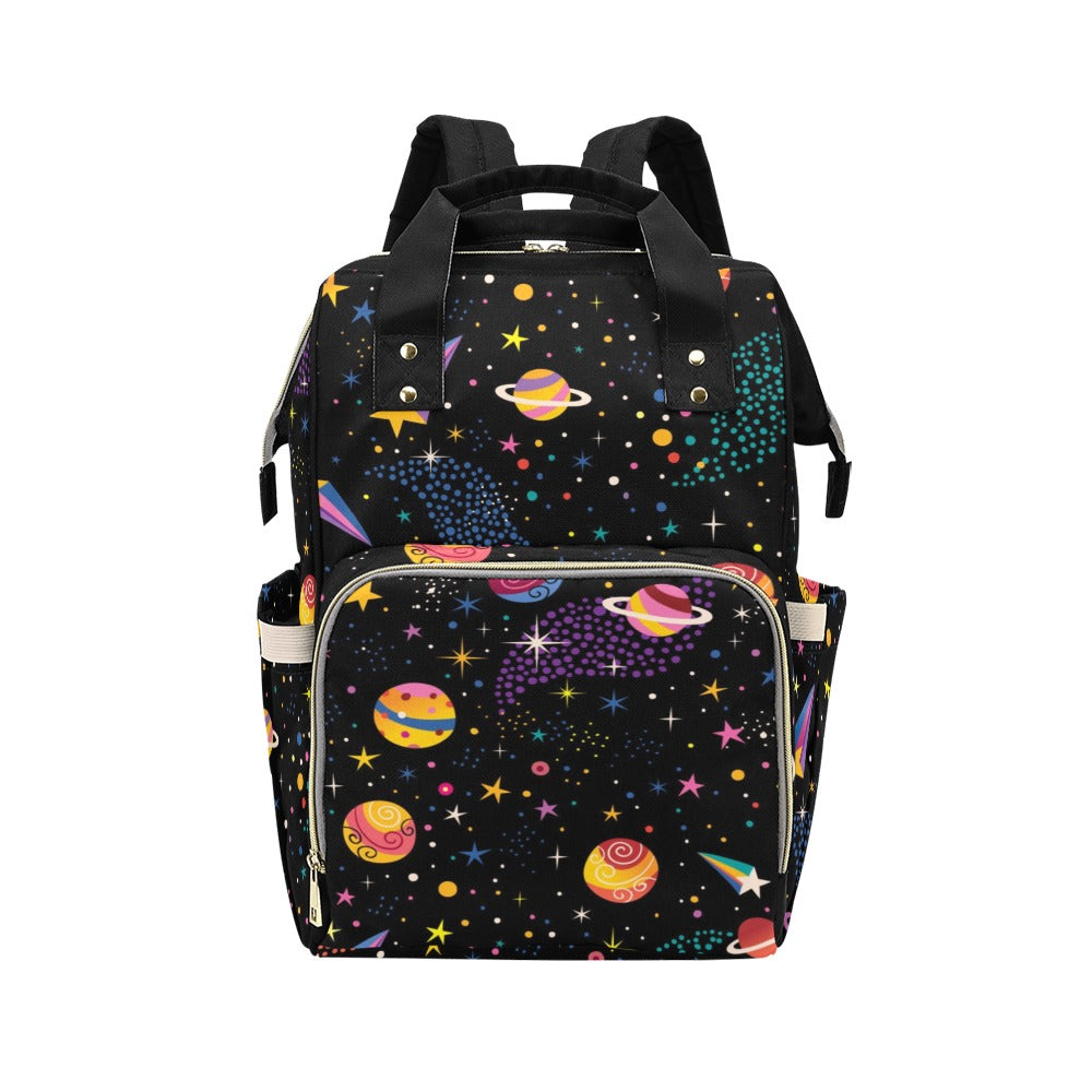 Colourful Space - Multi-Function Backpack, Nappy / Diaper Bag
