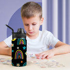 Rainbows - Kids Water Bottle with Chug Lid (12 oz) Kids Water Bottle with Chug Lid Printed Offshore