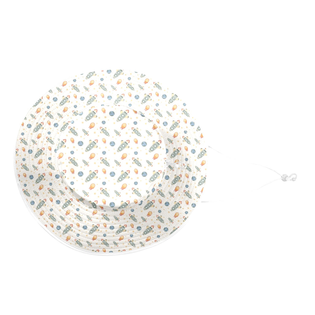 Rockets Wide Brim Bucket Hat Wide Brim Bucket Hat Printed Offshore Space