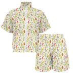 Tropical Surf Women's Windbreaker Short Set Women's Windbreaker Short Set Printed Offshore Surf