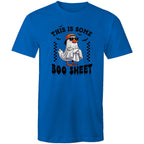 This Is Some Boo Sheet, Halloween - Mens T-Shirt Bright Royal Mens T-shirt Halloween Printed In Australia