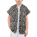 Eyes On Black Senior Kids Hawaiian Shirt