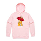 UFO, Here For The Cats - Mens Hoodie Pink Mens Hoodie animal Printed In Australia Sci Fi