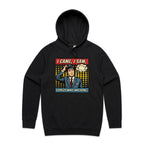 I Came, I Saw, I Forgot What I Was Doing, Retro Gentleman Men's AS Colour Hoodie Black Mens Hoodie comic Dad Printed In Australia