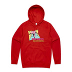 For Life's Big Decisions - Mens Hoodie Red Mens Hoodie Games Printed In Australia
