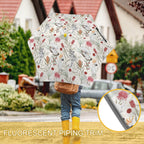 Australian Plants And Animals Kids Safe Round Corner Umbrella Kids Safe Round Corner Umbrella animal Plants Printed Offshore