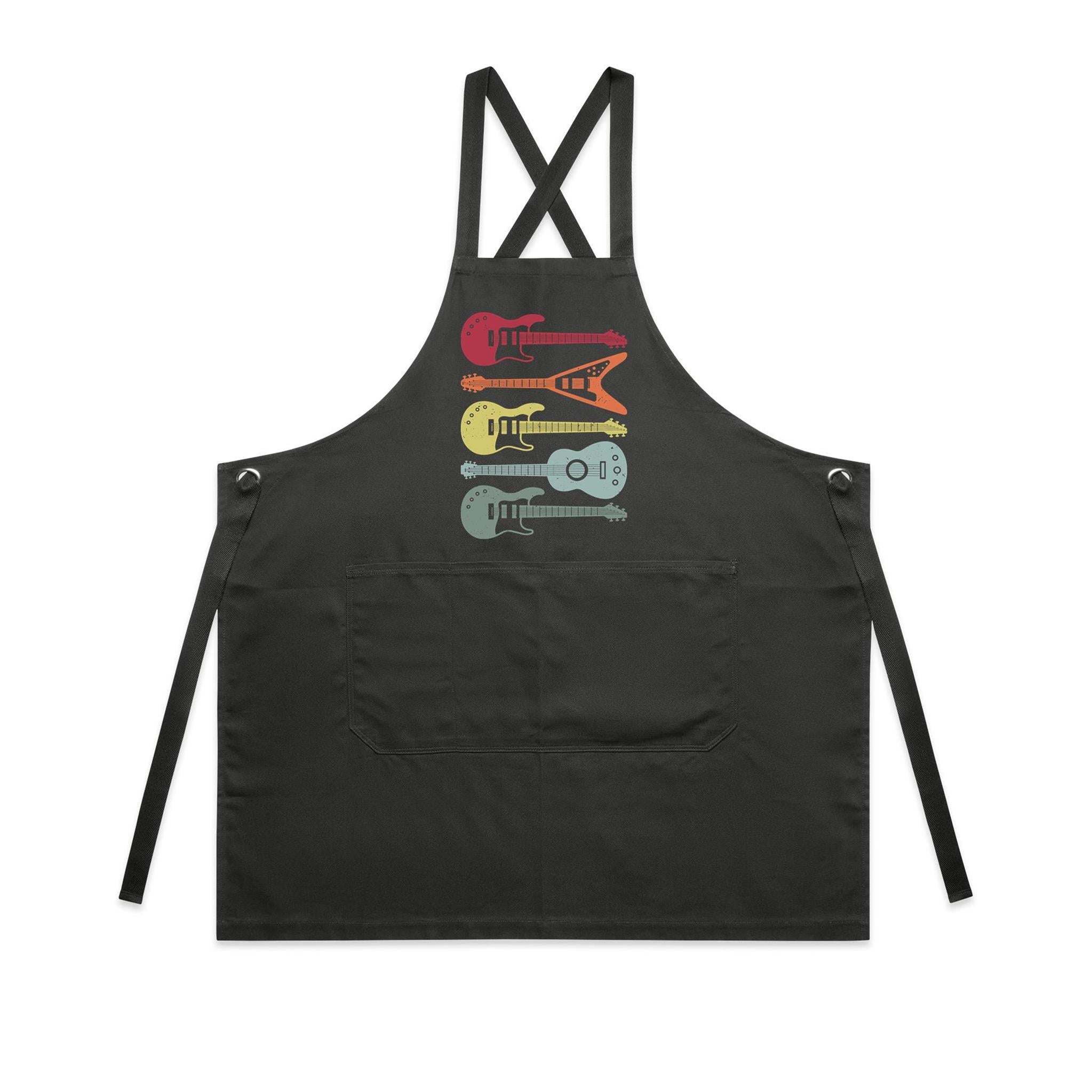 Retro Guitars - AS Colour Carrie Apron