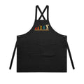 Evolution Of A Saxophone Player AS Colour Carrie Apron Black One Size Apron Music Printed In Australia