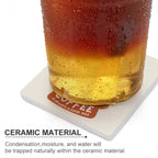 Coffee Is Always A Good Idea - Ceramic Coasters (Square) Ceramic Coasters Coffee Printed Offshore