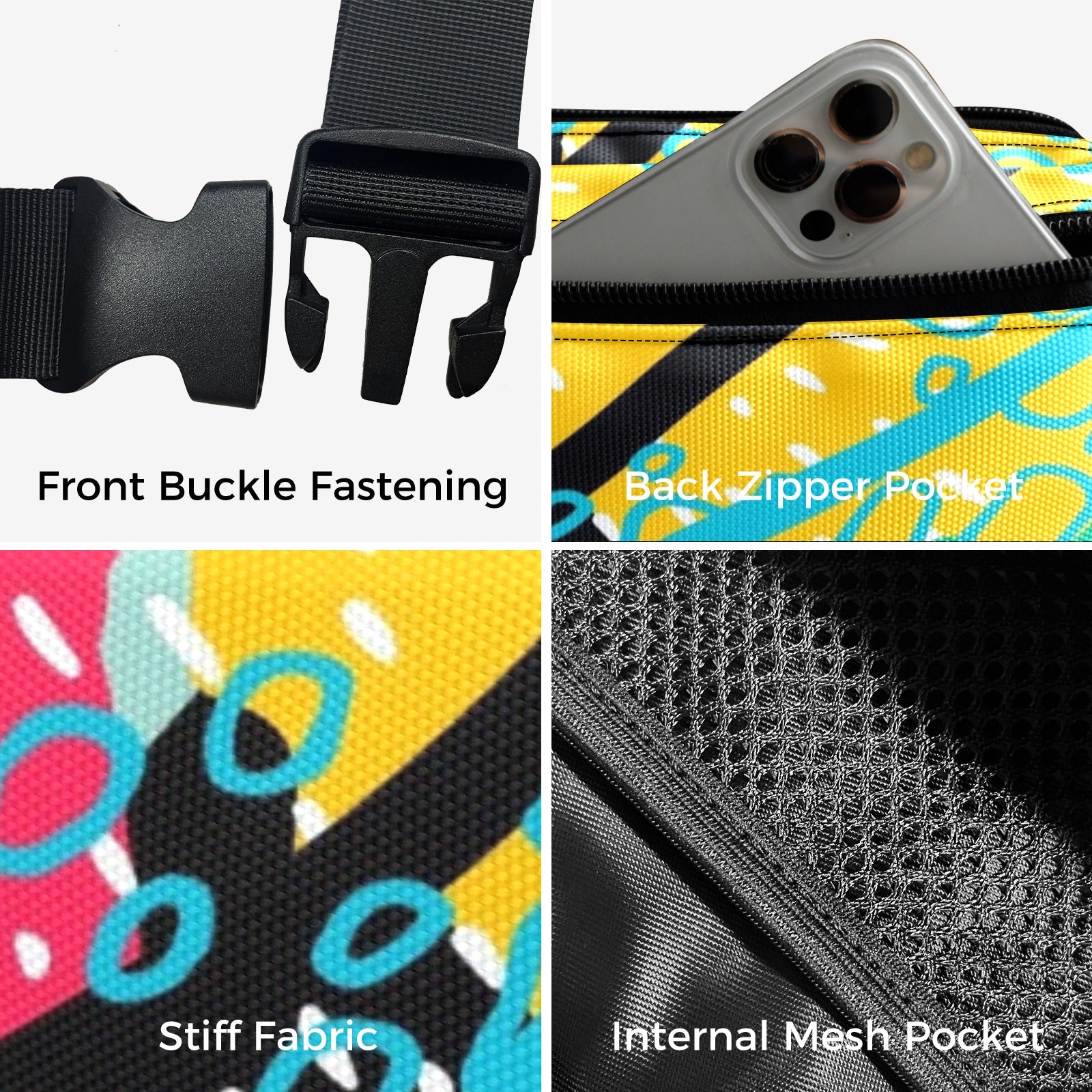 Bright And Colourful - Belt Bag