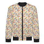 Beach Shack Men's Casual Zip‑Up Bomber Jacket