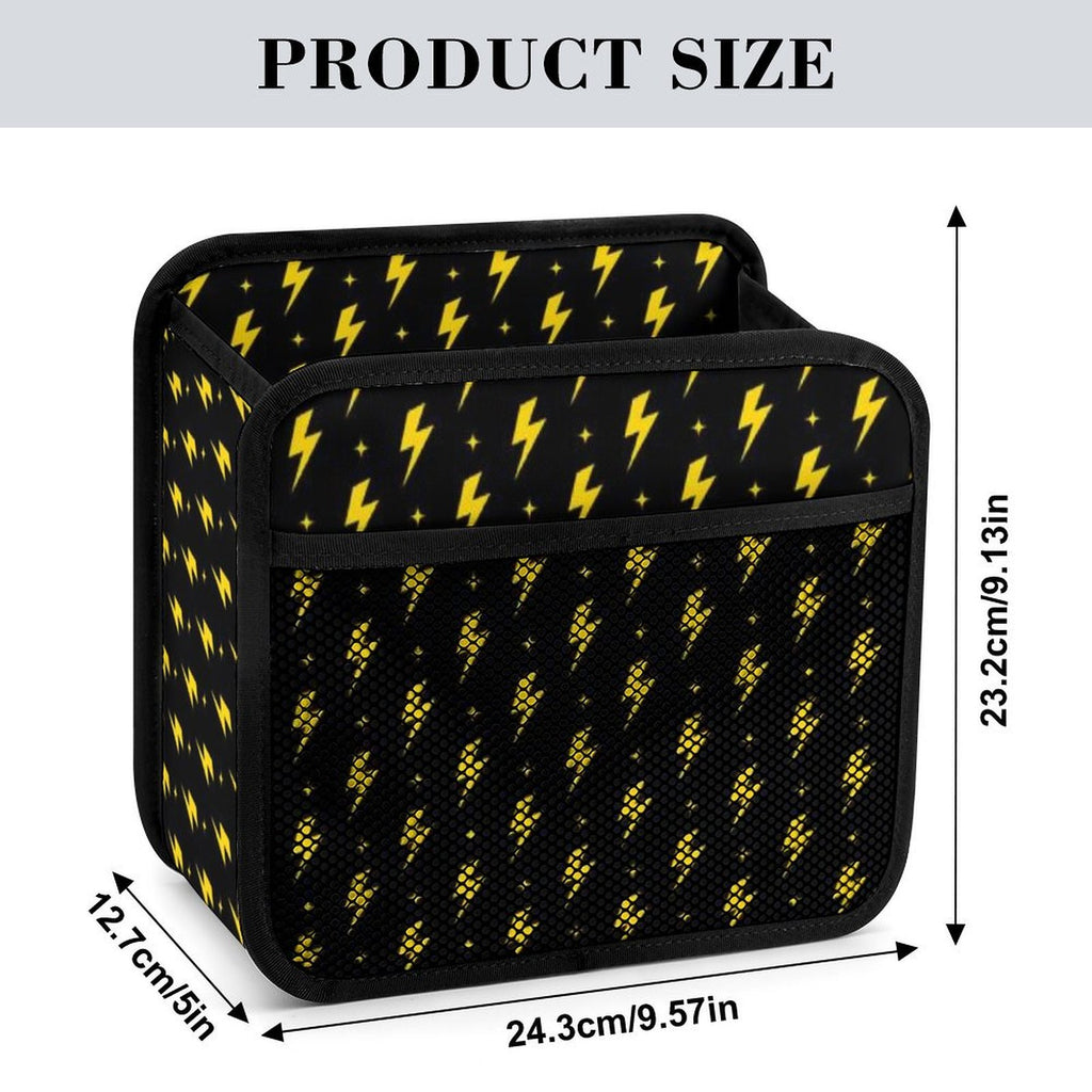 Yellow Lightning Car Seat Back Organiser Car Seat Back Organiser comic Printed Offshore