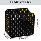 Yellow Lightning Car Seat Back Organiser Car Seat Back Organiser comic Printed Offshore