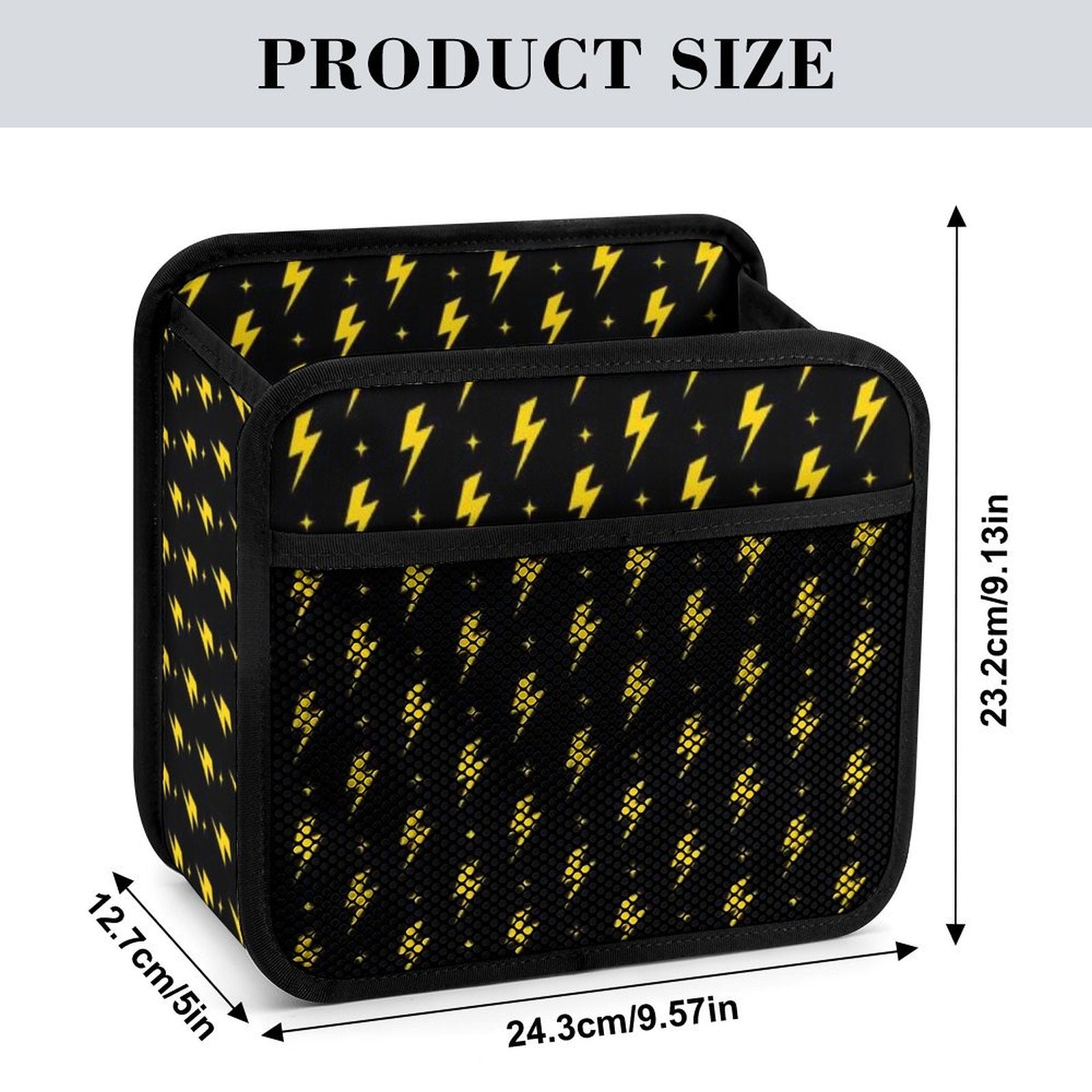 Yellow Lightning Car Seat Back Organiser Car Seat Back Organiser comic Printed Offshore