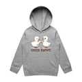 Goose Bumps - Kids Hoodie Grey Marle Kids Hoodie Printed In Australia