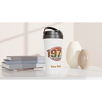 Personalised - 1976 Classic - White 15oz Stainless Steel Travel Mug Personalised Travel Mug Globally Fulfilled